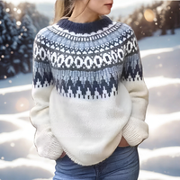 Skye | Women's Cozy Fair Isle Christmas Sweater