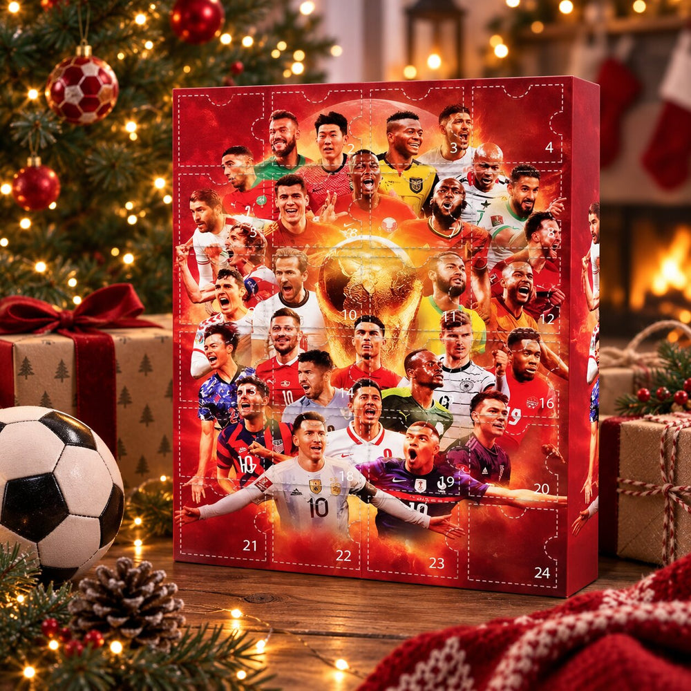 Soccer Advent Calendar with 24 Collectible Figurines