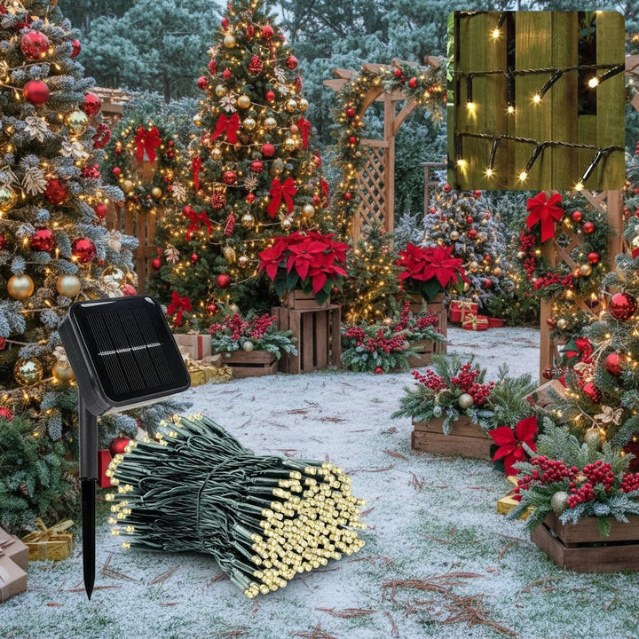 Solar Christmas Lights Outdoor String Lights