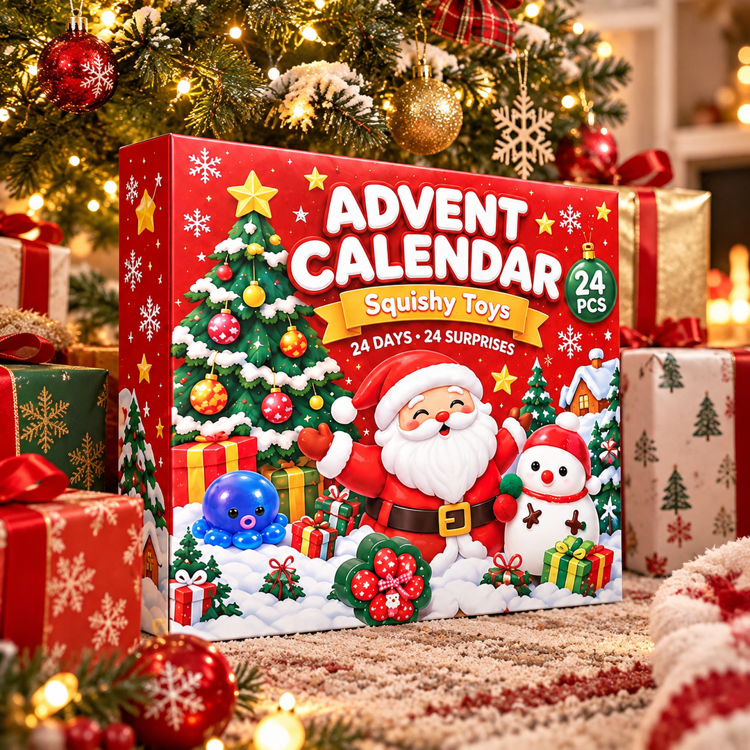 Squishy Advent Calendar with 24 Cute Daily Surprises