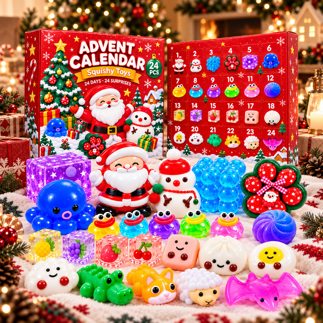 Squishy Advent Calendar with 24 Cute Daily Surprises