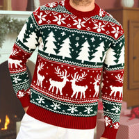 Stuart | Men's Cozy Printed Christmas Sweater