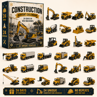 Truck Advent Calendar with 24 Unique Construction Vehicles
