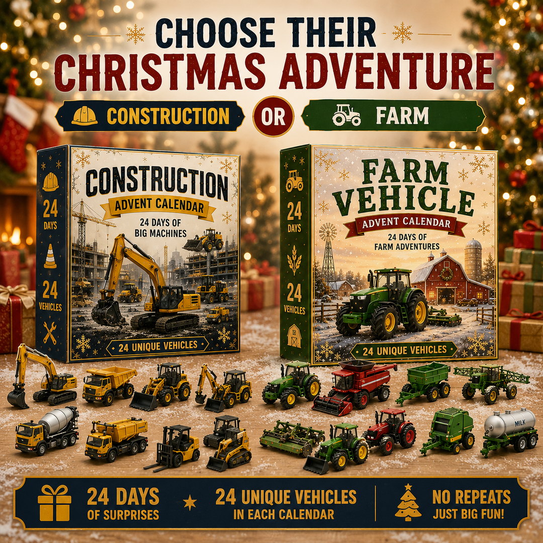 Truck Advent Calendar with 24 Unique Construction Vehicles