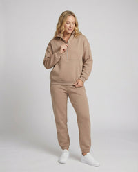 Victoria | Women's Casual Two Piece Half Zip Tracksuit Set