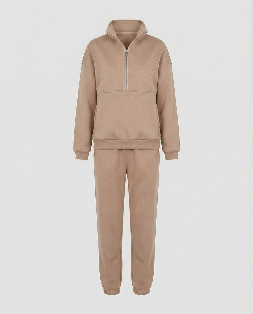 Victoria | Women's Casual Two Piece Half Zip Tracksuit Set